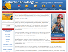 Tablet Screenshot of constructionknowledge.net